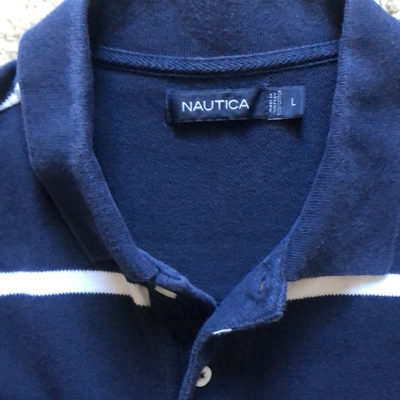 Men’s Nautica Cotton Polo Shirt, large - Picture 4 of 5